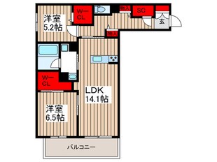 ルミノサ・ファミリアBの物件間取画像